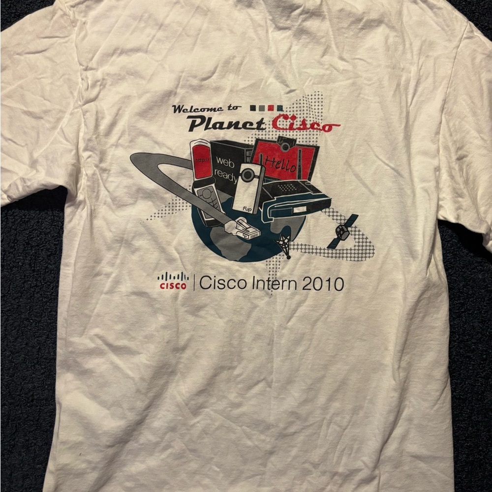Cisco Intern 2010 White T-Shirt